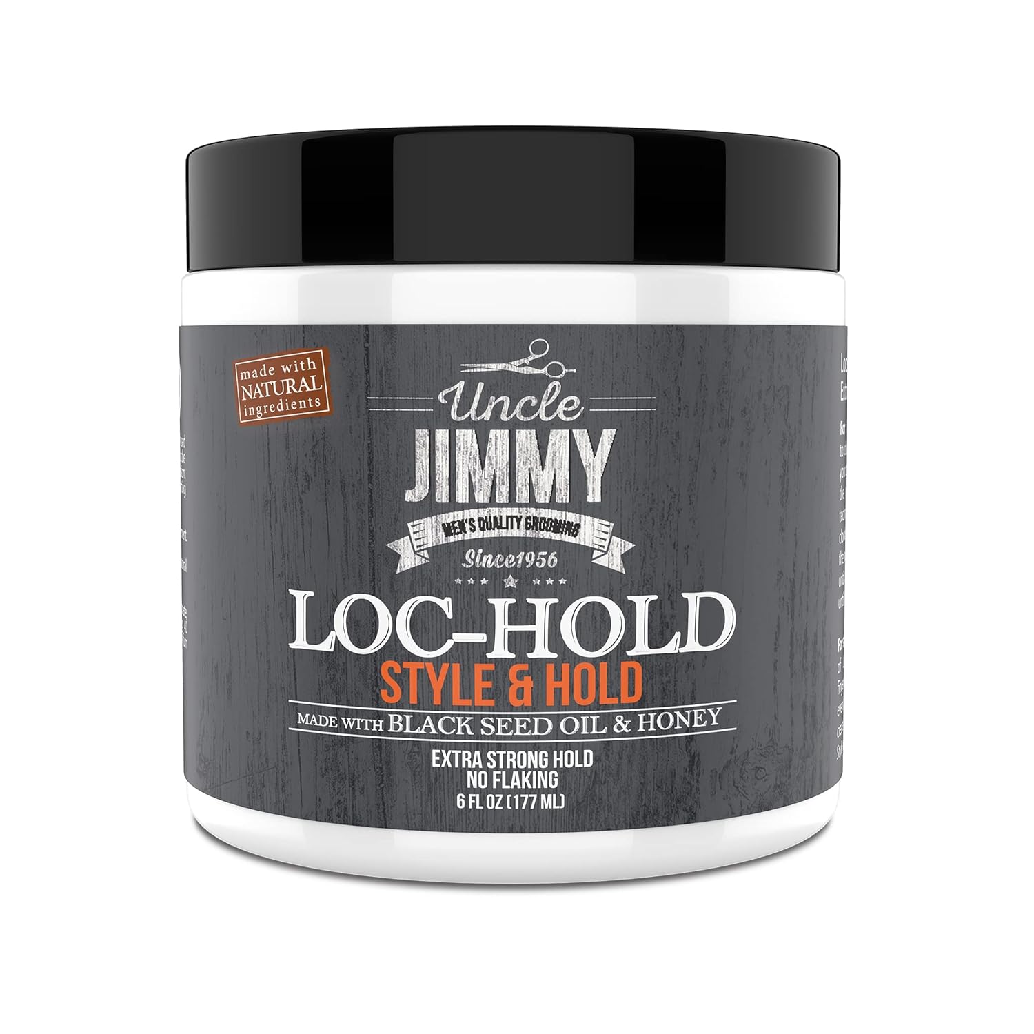 Uncle Jimmy Loc Hold Premium Hair Styling Pomade/Hair Wax 6oz